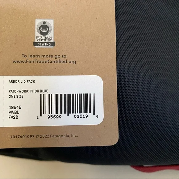 New with Tag Patagonia multicolored color block lightweight backpack size - Picture 9 of 10